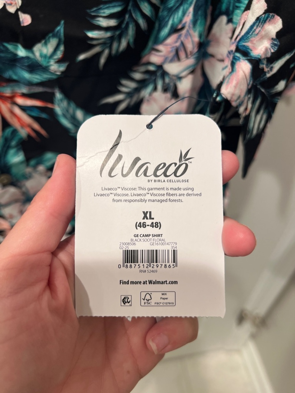 George Black Tropical Floral Short-Sleeve Button Shirt - Picture 5 of 6